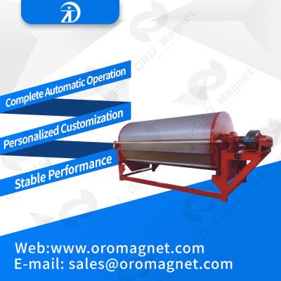 China Wet Type Magnetic Drum Separator Wet  Permanent Iron Removing Machine for sale