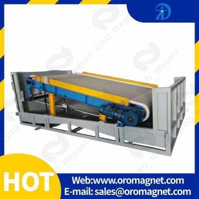 China Plate Type Permanent Magnetic Separation Equipment For Iron Quartz Sand / Powder Hematite Limonite, Chromite Processing Te koop