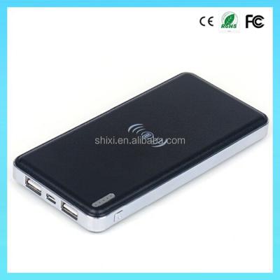 China High Quality 10000mAh Qi Wireless Cell Phone Charger Power Bank For Phone for sale