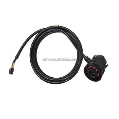 China Diagnostic German 9-Pin J1939 Male & Female Passthrough to Molex 6 Pin Female Cable for sale