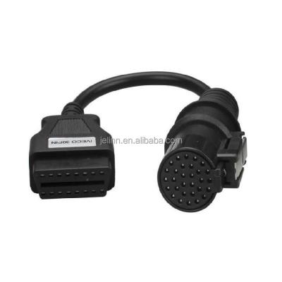 China Car Inspection OBD2 OBDII 16 Pin J1962 Female To 30 Pin Male Connector Cable for sale