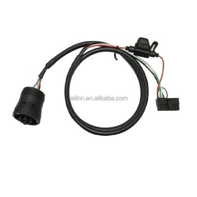 China Diagnostic Fault Code German 6-Pin J1708 Female To Molex 20 Pin Female Cable With Fuse for sale