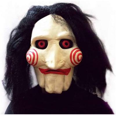 China Halloween Creepy Clown Face Horror Movie Costume Party Cosplay Creepy Festival Props Decoration Face Mask for sale