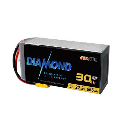 China 6s 30000mah Diamond 6S 27000mAh 12S 30000mAh Li-ion Solid State Battery for Multicopter, Bumblebee, RC Model, Helicopter and UAV for sale