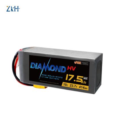 China Toys Diamond 6S/12S 17500mAh 22000mAh 27000mah HV State Semi-Solid Li-ion Battery for Bumblebee, RC Model, Helicopter and UAV for sale