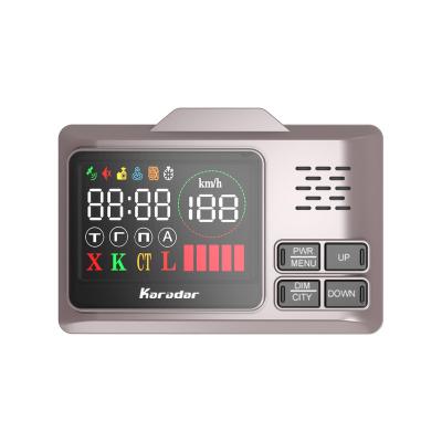 China 2.4 Inch LED Display Karadar Rader Detector Car Speed ​​2 Antiradar In 1 Russian Language Car Speed ​​Recorder Car Black Box for sale