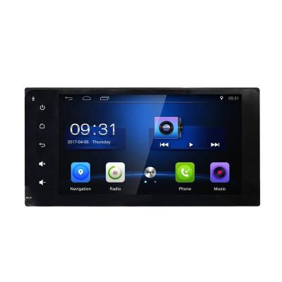 China BT Android Car 8.1 System 7 Inch 2 Din Car Radio Player For Toyota Universal Navigation With GPS for sale