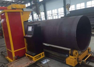 China cortador giratório do plasma da máquina de corte da tubulação de aço do Cnc 25kw com movido a motor servo à venda