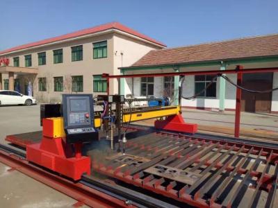 China Lightweight  Gantry Cnc Plasma Flame Cutting Machine Single Head High Efficiency for sale