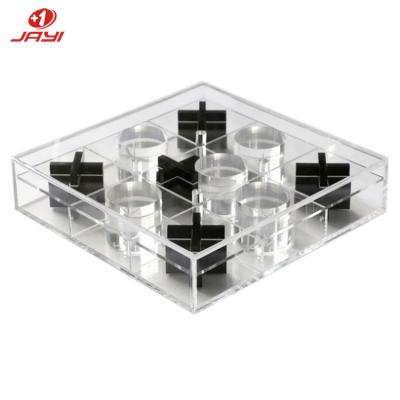 China Custom Color Acrylic Tic Tac Toe Set XO Game Gift Acrylic Tic Tac Toe for sale