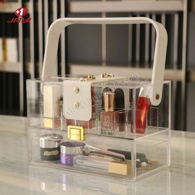 China JAYI Display Box Custom Clear Rectangle Bags Acrylic Box Bags Women Mini Purse Bag Transparent Handbags For Women for sale