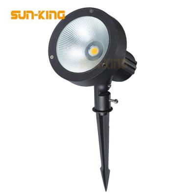 China Garden Park IP65 6000K Lawn Lamp 15W 20W Amber Purple Outdoor COB LED Spike In Spot Ground Light for sale