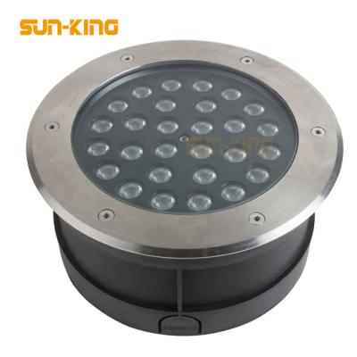 China Blue LANDSCAPE 3000K 6500K ip67 Outdoor Stair Mounted In Ground 28 Watt 28W Led Recessed Aisle Light for sale