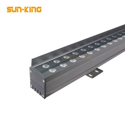 China Hotel Building IP65 100cm outdoor DMX 4 in 1 linear bar wallwasher lamp 180W 48*4W led RGBW wall washer for sale