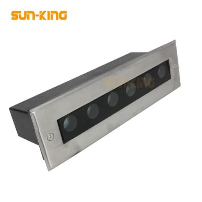 China Good Quality Blue 2700K 220v LANDSCAPE Linear Projection Underground Led Paver Lights 5W 6W Driveway Recessed Light for sale