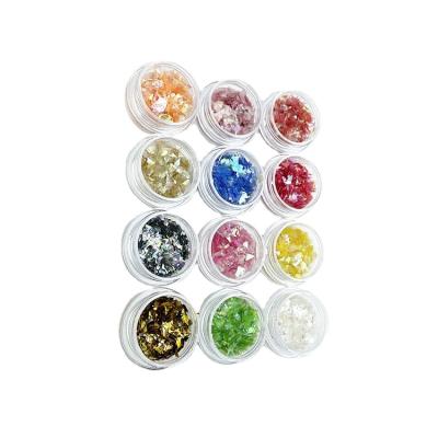 China Easy Apply Hot Sale Bulk Packing Nail Art Decoration For Acrylic Nails Colorful Nail Glitter for sale