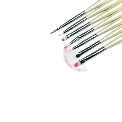 China NAIL 7 Pcs/Set Professional Nail Painting Brush Set Nail Decoration DIY Nail Set Brush for sale