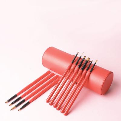 China Wholesale High Quality Durable Professional Custom Logo Nail Tools Gel Nail Brush Design Logo Nail Art Brushes for sale