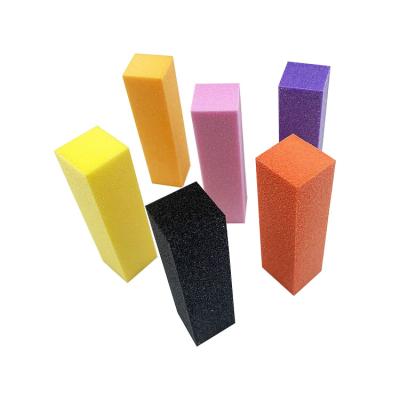 China Wholesale Custom Manicure Block Logo Nail Tools Nail File Buffer Nail Buffer Polishing Block for sale