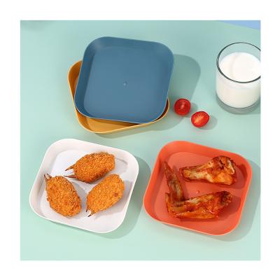 China Simple Square Candy Tray Spit Bone Dish Plate Bread Cake Bread JX- Kitchen Supplies Fruit Viable Universal Dessert Tray for sale