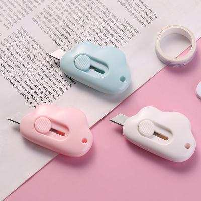 China Mini Portable Small Student Art Cute Girly Viable Knife Cloud Heart JX- Office Express Unboxing Paper Cut for sale