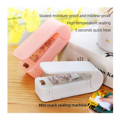 China 5 Seconds Fast Heat High Temperature Sealing JX- Mini Snack Bag Packing Machine Household Plastic Bag Sealing Machine Portable Food Preservation Moisture Proof Sealing Machine for sale