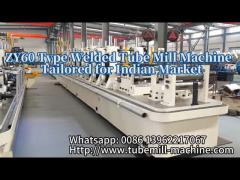 80m/min Speed.  60 Type: India‘s Top Welded Tube Mill