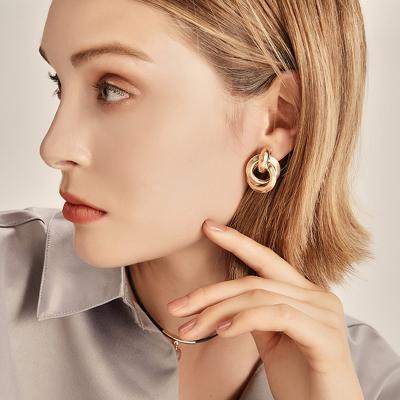 China CLASSIC Alloy Drop Earrings Exaggeration Wedding Simple Fashion Jewelry Accessories Earrings for sale