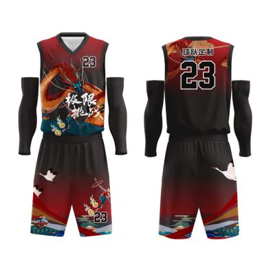 China Breathable New Product Oxford Cloth Type Basketball Jersey Letters Boys Basketball Jerseys for sale