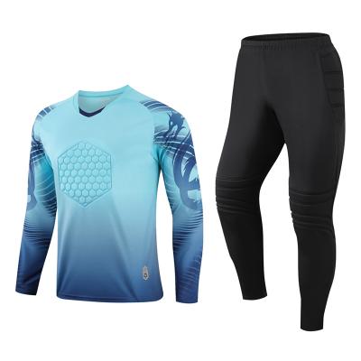 China Chinese Supplier Low Price Sublimation Soccer Sets Custom Design Soccer Goalkeeper Uniform Set for sale