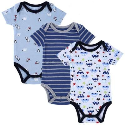 China Cotton Fabric Stretching Newborn Toddlers Clothing Infant Baby Romper Baby Clothes for sale