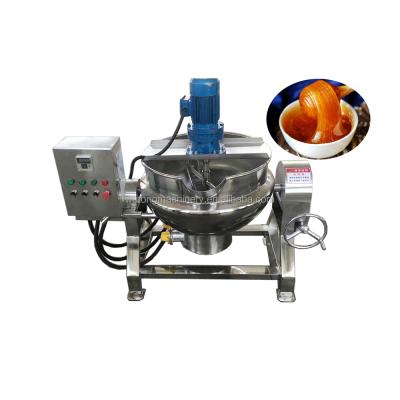 China Easy Operation Industrial Planetary Electric Cooking Blender Machine Lined Kettle With Blender for sale