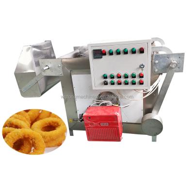 China Energy Saving Industrial Gas Green Beans Beans Automatic Peanut Frying Machine for sale