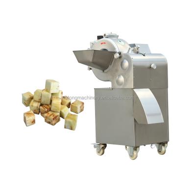 China Cutting Size Adjustable Commercial Vegetable Dicing Machine/Automatic Slicer/Coconut Shredding Cutter for sale