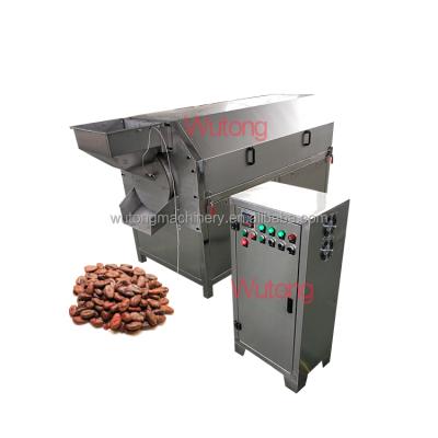 China High Efficiency Cashew Nut Processing Machine Peanut Roasting Machine Electromagnetic Automatic Cocoa Bean Roaster for sale