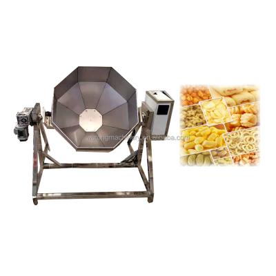 China 500kg/h Energy Saving Cashew Peanut Machine Snack Seasoning Seasoning Machine Stainless Steel for sale