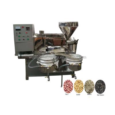 China Automatic Frying Machine Oil Making Sunflower Hemp Seed Oil Presser Sesame Peanut Soybean Oil Cold Press Machine for sale