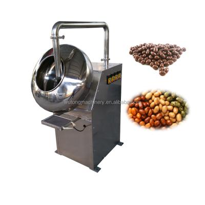 China Food Industry High Performance Cocoa Peanut Burger Nuts Coating Pan Machine for sale