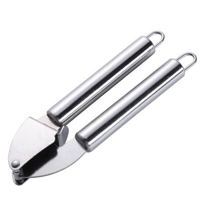 China 18/0 Stainless Steel Sustainable Hot Selling Garlic Slice Manual Hand Held Press Garlic Presses for sale