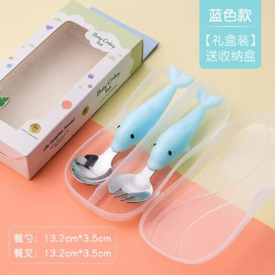 China Cute Viable Kids Cutlery Set Kids Cutlery Sets 304 Stainless Steel Child Spoon Fork Knife for sale