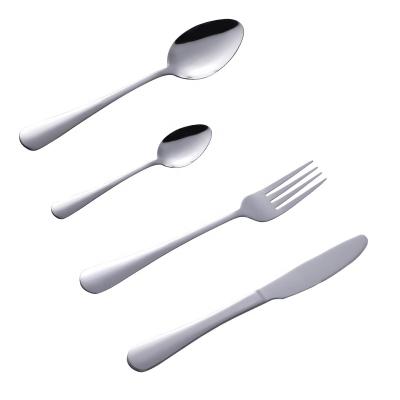 China Amazon Viable Reusable High Quality Fork Spoon Knife Cutlery Set Stainless Steel Spoon Set Cutlery Set for sale