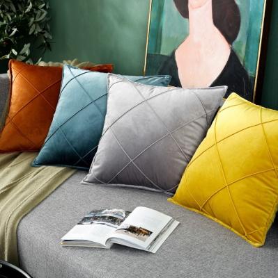 China Viable Wholesale Embossed Velvet Cushion Covers For Sofa Couch, Sublimation Square 18X18 Fundas De Colchon for sale