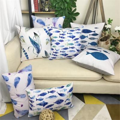 China Digitally Printed 100% Cotton Single Sofa Chair Cushion Covers, Home Decorative Handmade Throw Cushion Cover for sale