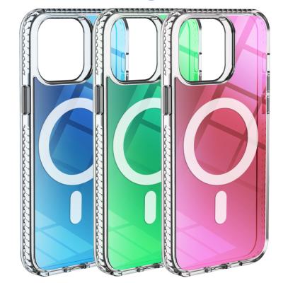 China Good Quality Shockproof Cell Phone Covers Low MOQ Magnetic Protective Phone Case For iPhone 13 Pro Max for sale