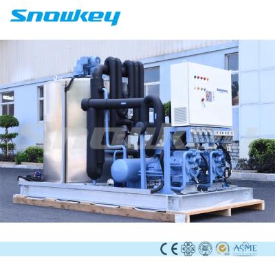 China Snowkey 15 Ton Flake Ice Machine With Hotel Vaporizer for sale