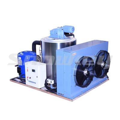 China High Quality Snowkey 2.5T China Flake Ice Machine for Hotels with Vaporizer for sale