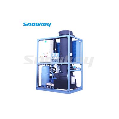 China Snowkey industrial tube ice machine air cooling tube ice machine for Myanmar for sale