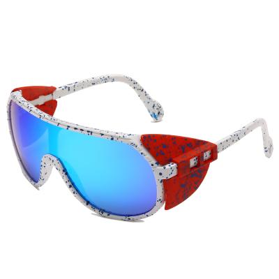 China Fashion sunglasses roll up protective sunglasses for sports 2021 new arrivals mirror lens sunglasses for sale