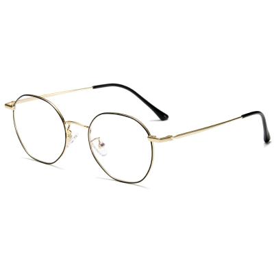 China Fashionable Top Quality Vintage Round Frame Titanium Glasses Occhiali DA Optical Frame Eyeglasses Lentes Armazones for sale