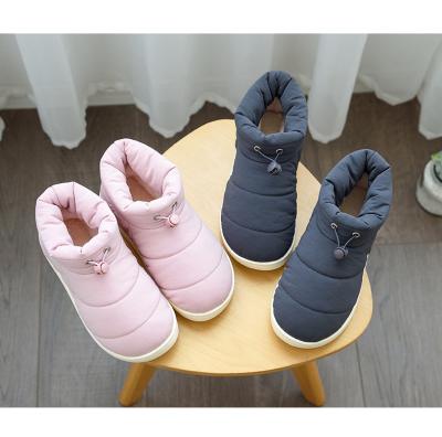 China Anti-Smell Women Waterproof Lightweight Warm Indoor Winter Casual Home Shoes,Wholesale New Design Feather Cotton Winter Warm Slippers for sale